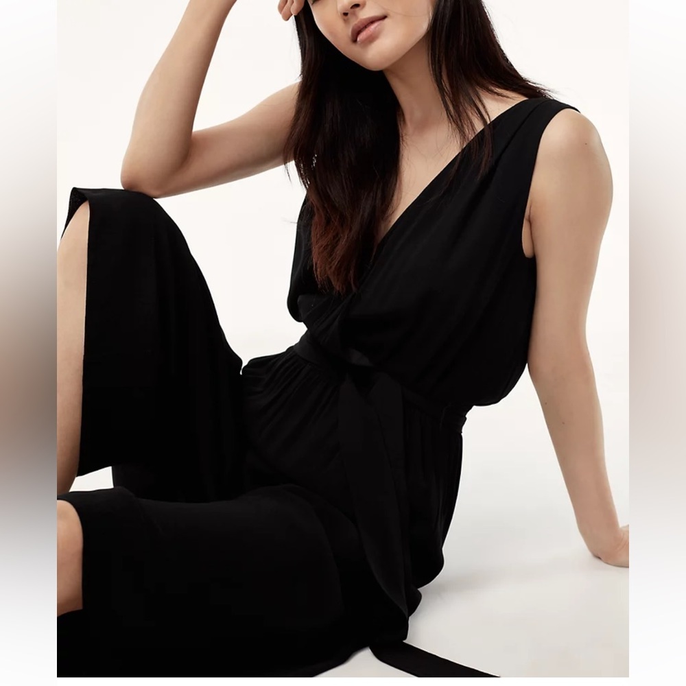 BABATON Aritzia black Maximillion Jumpsuit size XS